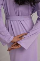 Довгий жіночий халат із мікромодала