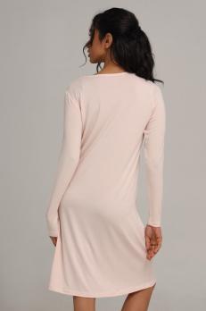 Жіноча сорочка із мікромодала з довгим рукавом