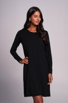 Жіноча сорочка із мікромодала з довгим рукавом