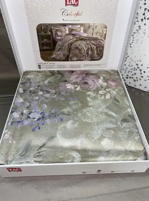 Постільна білизна TAC JASMINE GRI 200*220/240*260/50*70-4 LILA 100% бабовна, арт. 60228731j (шт)