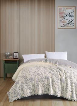 Покривало муслінове Saheser Nora gri 230х250 см