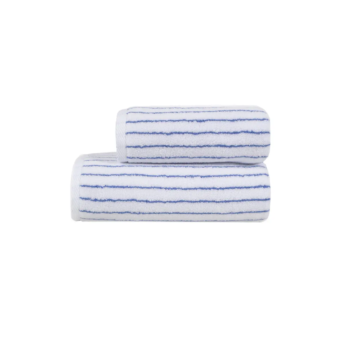 Рушник Lotus Home Готель Premium - Microcotton Stripe White-Blue  550 г/м2
