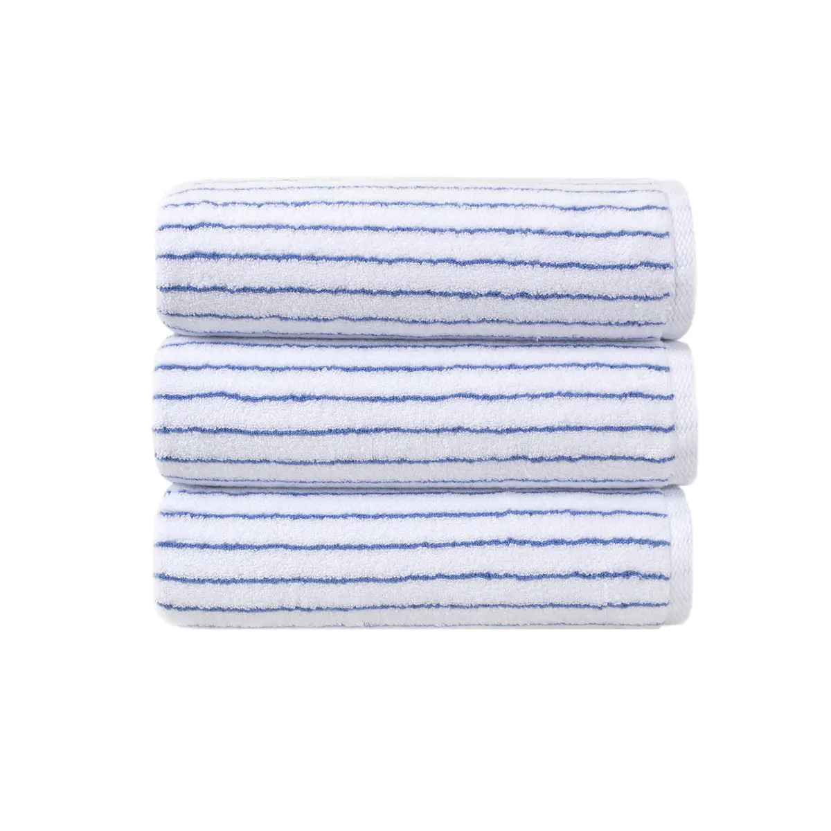 Рушник Lotus Home Готель Premium - Microcotton Stripe White-Blue  550 г/м2