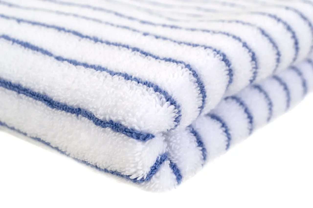 Рушник Lotus Home Готель Premium - Microcotton Stripe White-Blue  550 г/м2