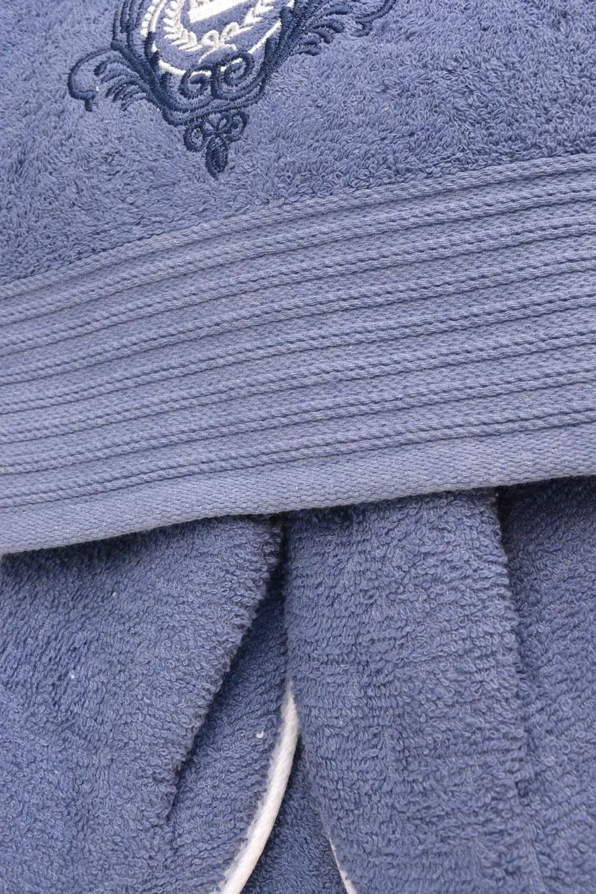 Набір для лазні чоловічий Fakili Sauna C подарунковий 100% бавовна індиго