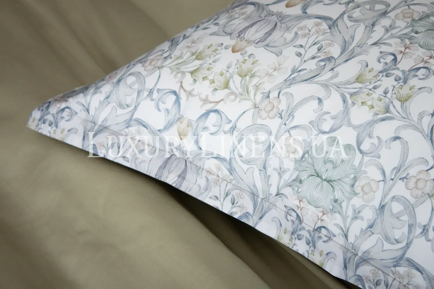 Постільна білизна LUXURY LINENS Mitico OLIVE 100%єгипетська бавовна