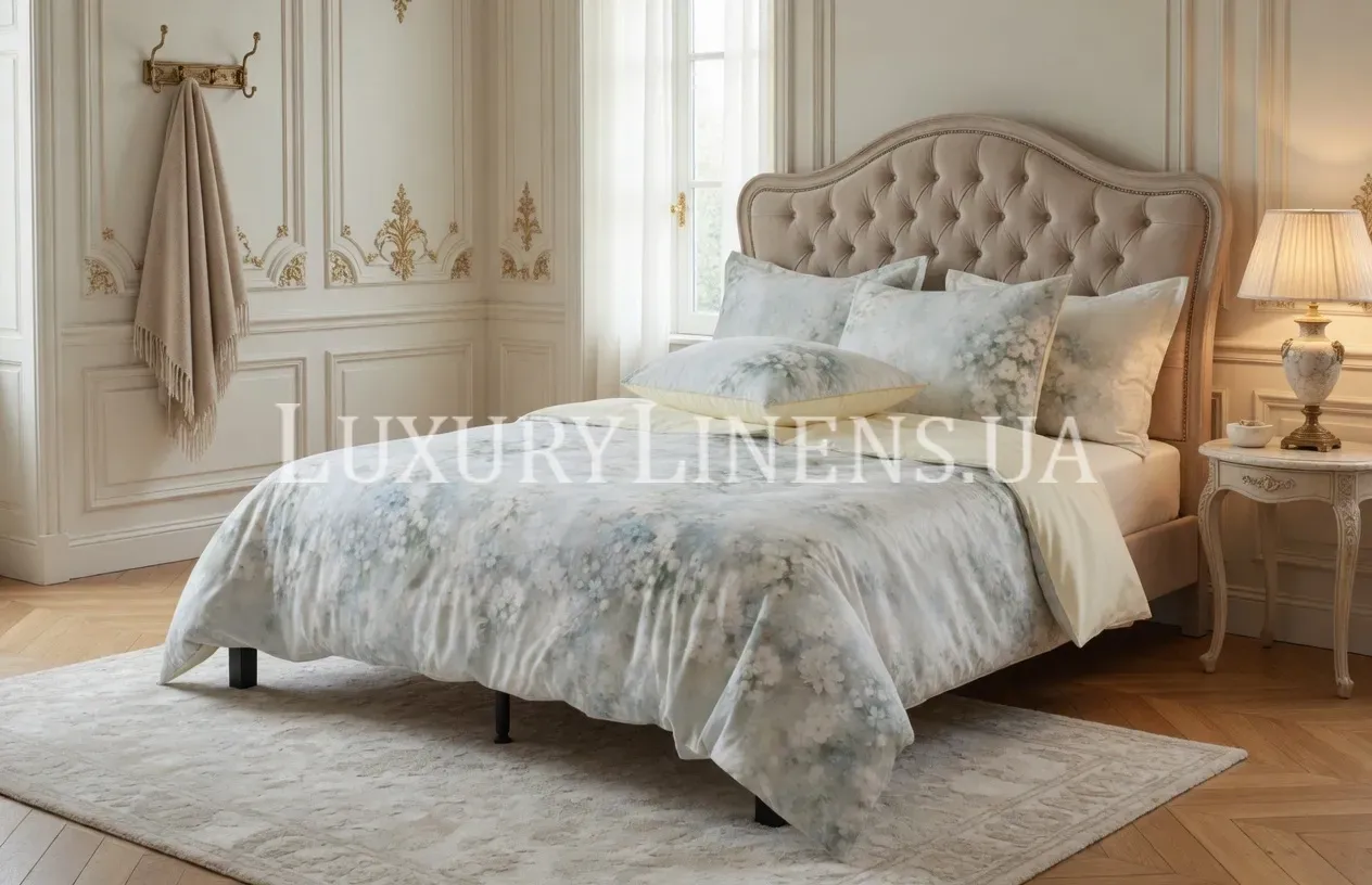 Постільна білизна LUXURY LINENS Laurette IVORY 100%єгипетська бавовна