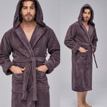 Халат махровий NUSA-1335 L/XL KAYA 50% cotton/50% bamboo Туреччина