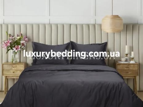 Постільна білизна Luxury Linens 200*220/260*270/50*70-2 Black