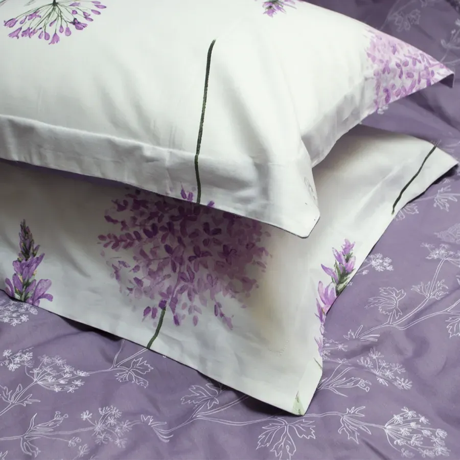 Постільна білизна сатин Lotus Home - Kamelya Євро 200х220 см