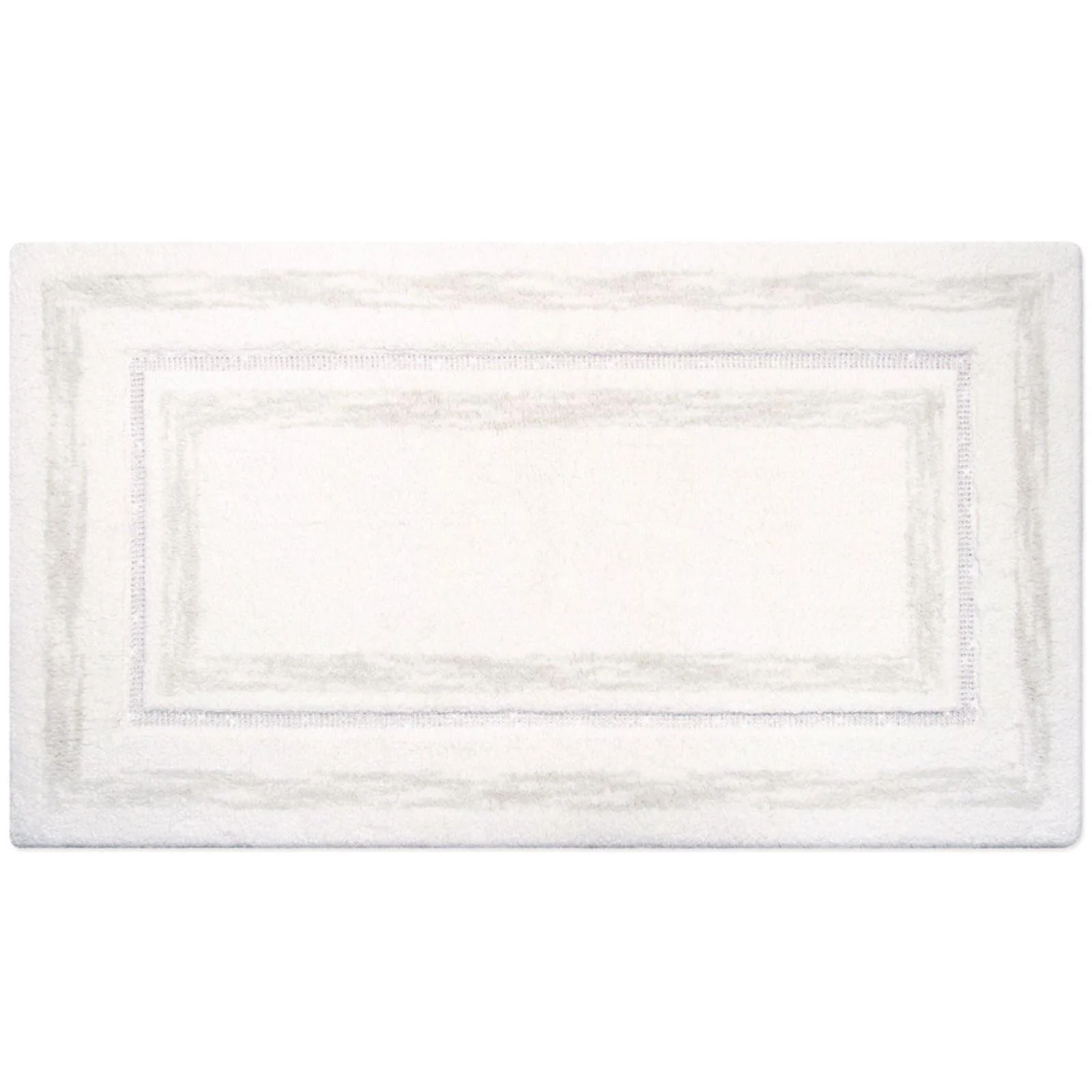 Килимок для ванної Diamond ivory 55*110см,колір молочний, бавовна 100%