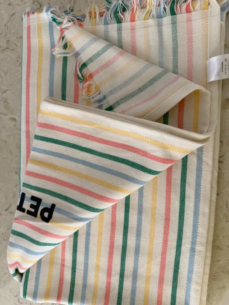 Рушник Pestemal Petit Bateau 100х150 см Пляжний